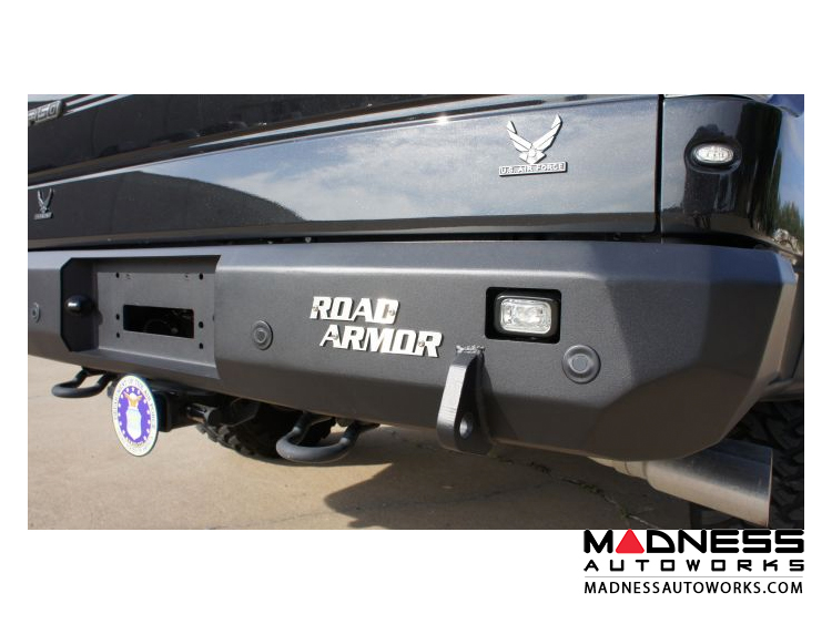 Ford F-150 Stealth Rear Winch Bumper - Texture Black WARN M8000 Or 9.5xp